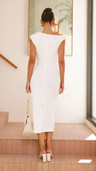 Lilah Midi Dress - White