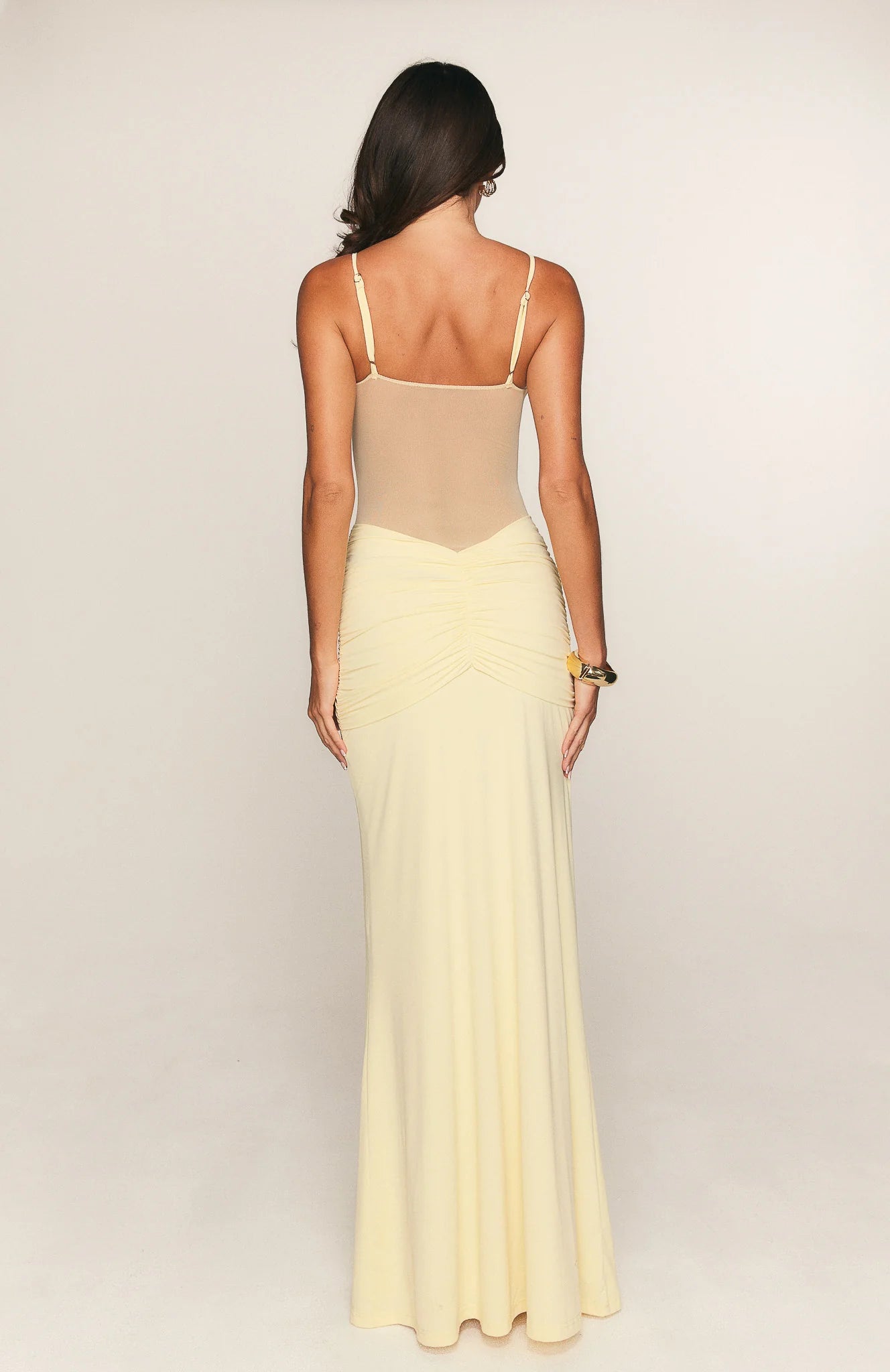 Confetti Skies Maxi Dress Lemon