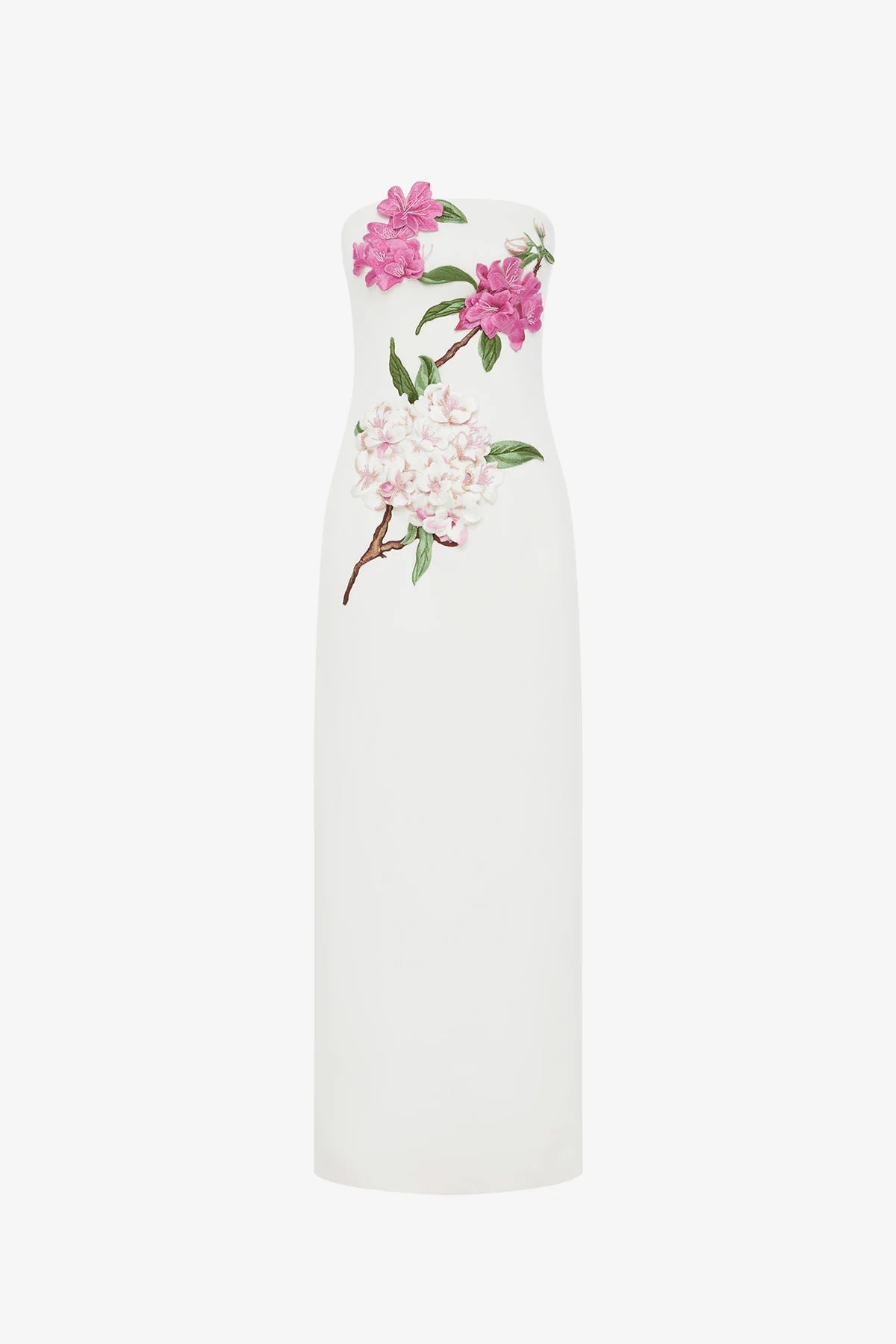 Rayna Appliqué Floral Maxi Dress - Floral Pear Print
