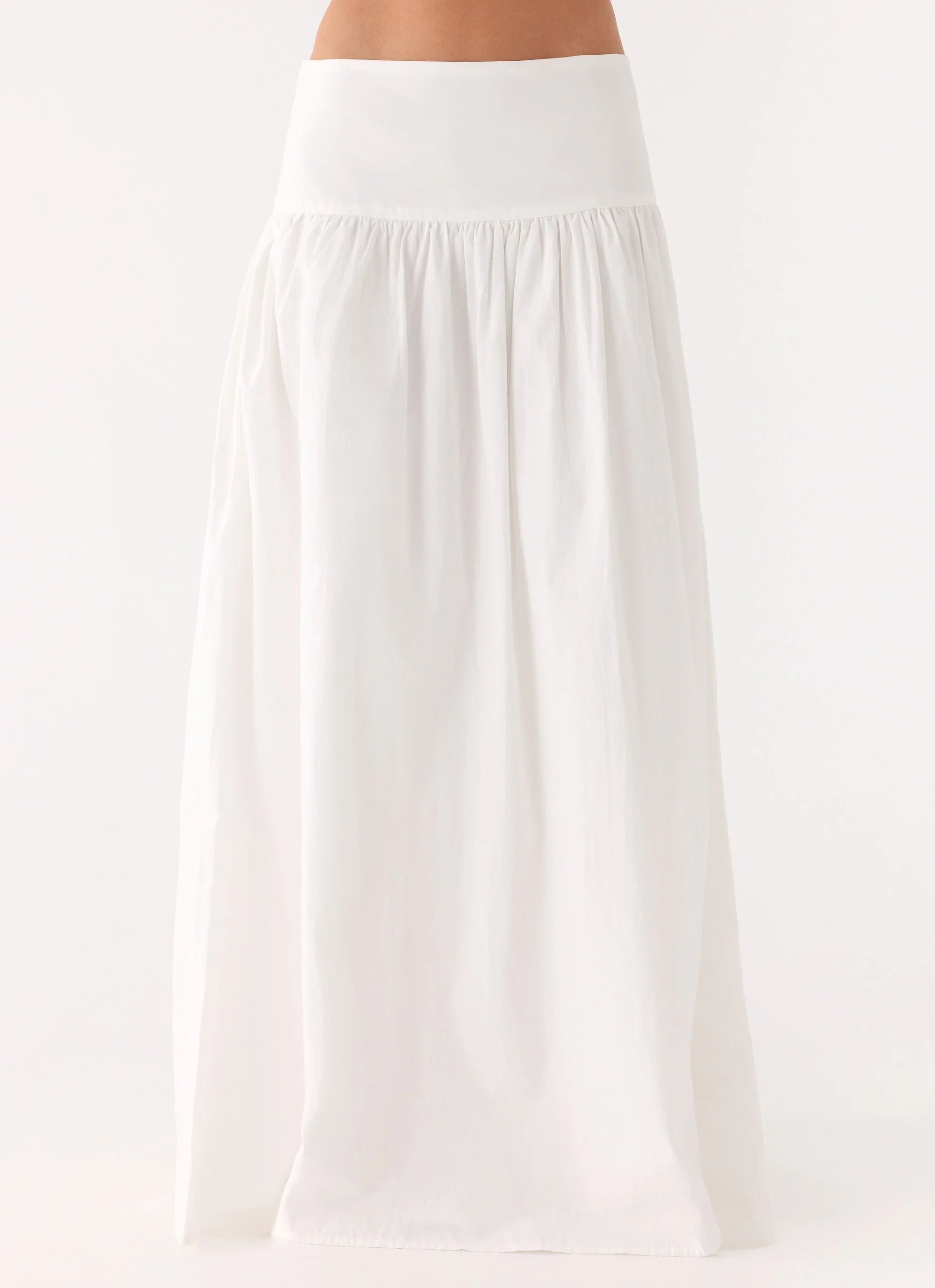 Jayne Maxi Skirt - White