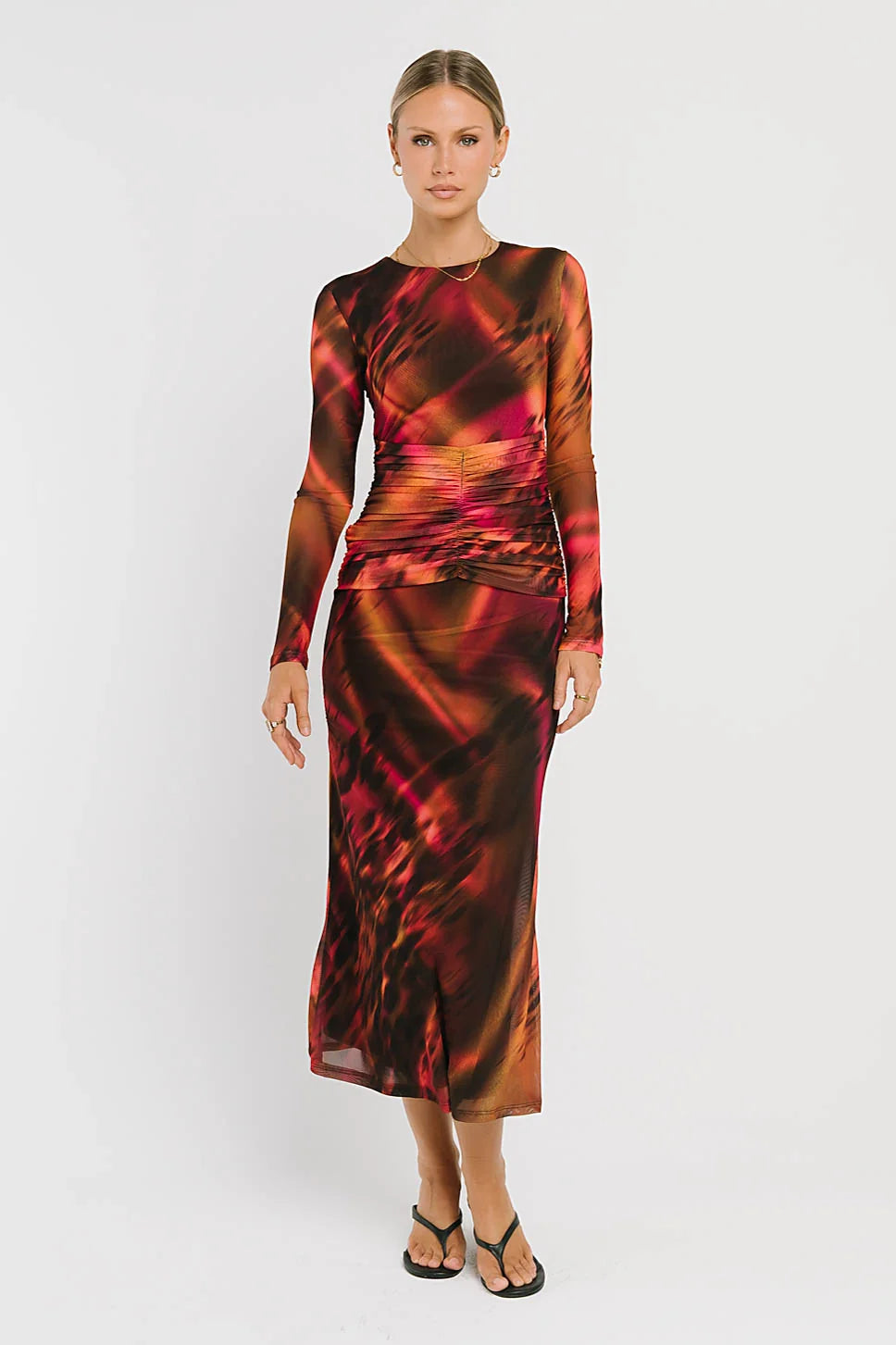 Elowyn Mesh Maxi Dress