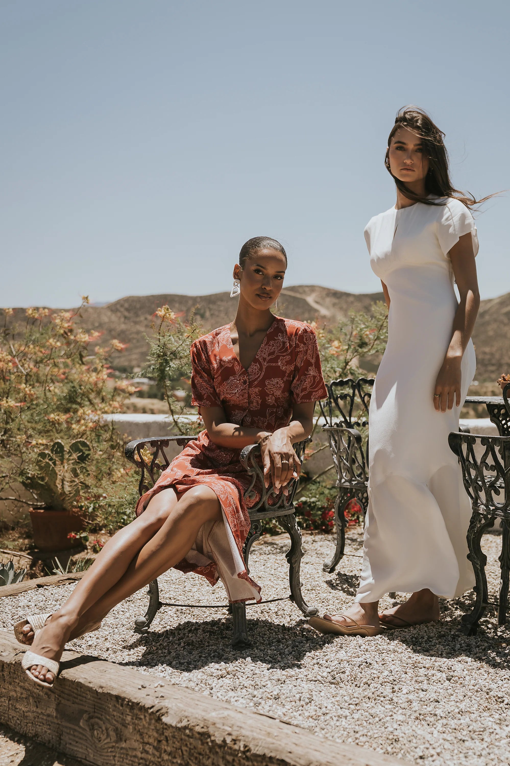Malia Maxi Dress in Off White