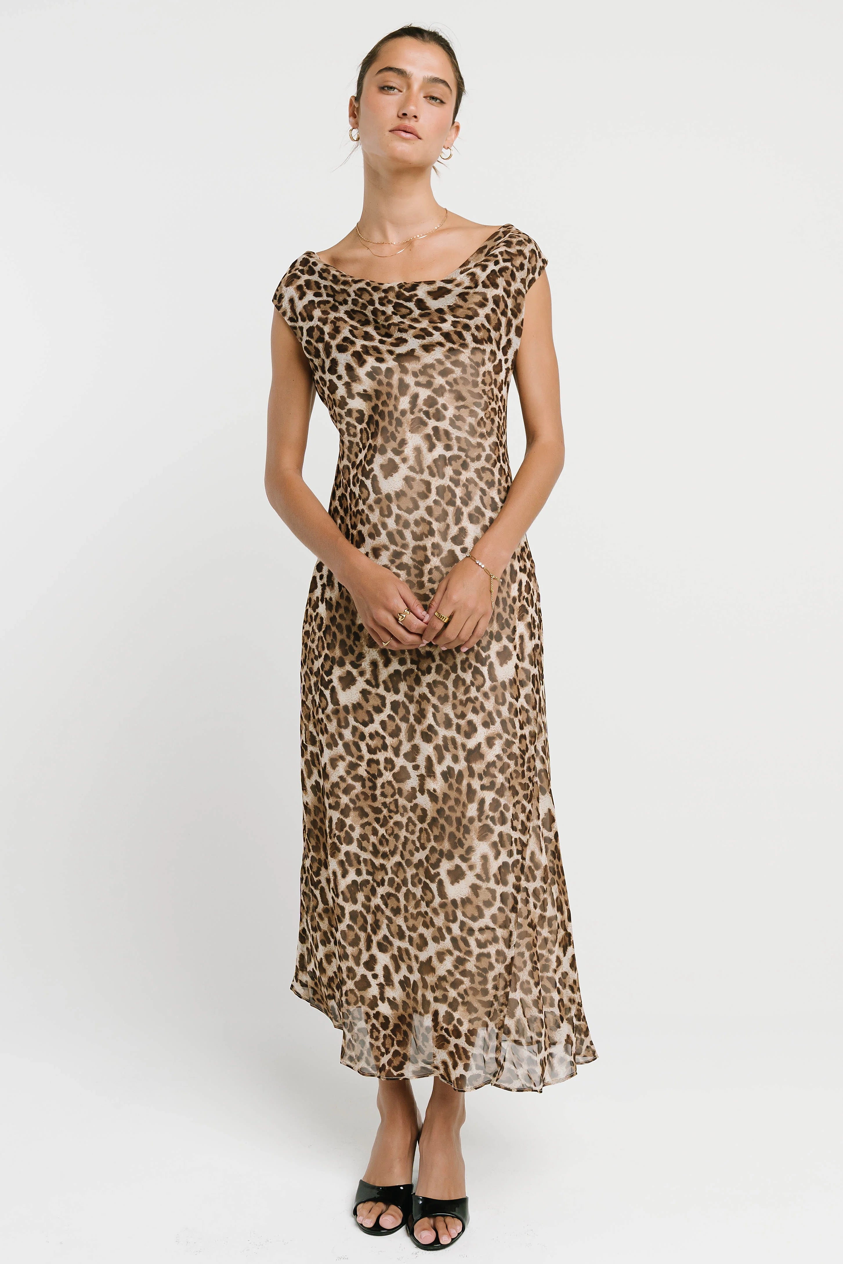 Brady Leopard Print Maxi Dress