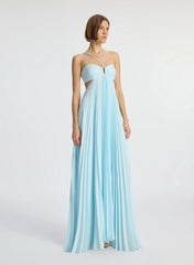 Moira Matte Pleated Dress