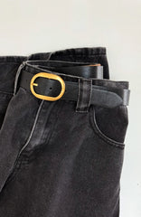 Kelvis Belt Black PU