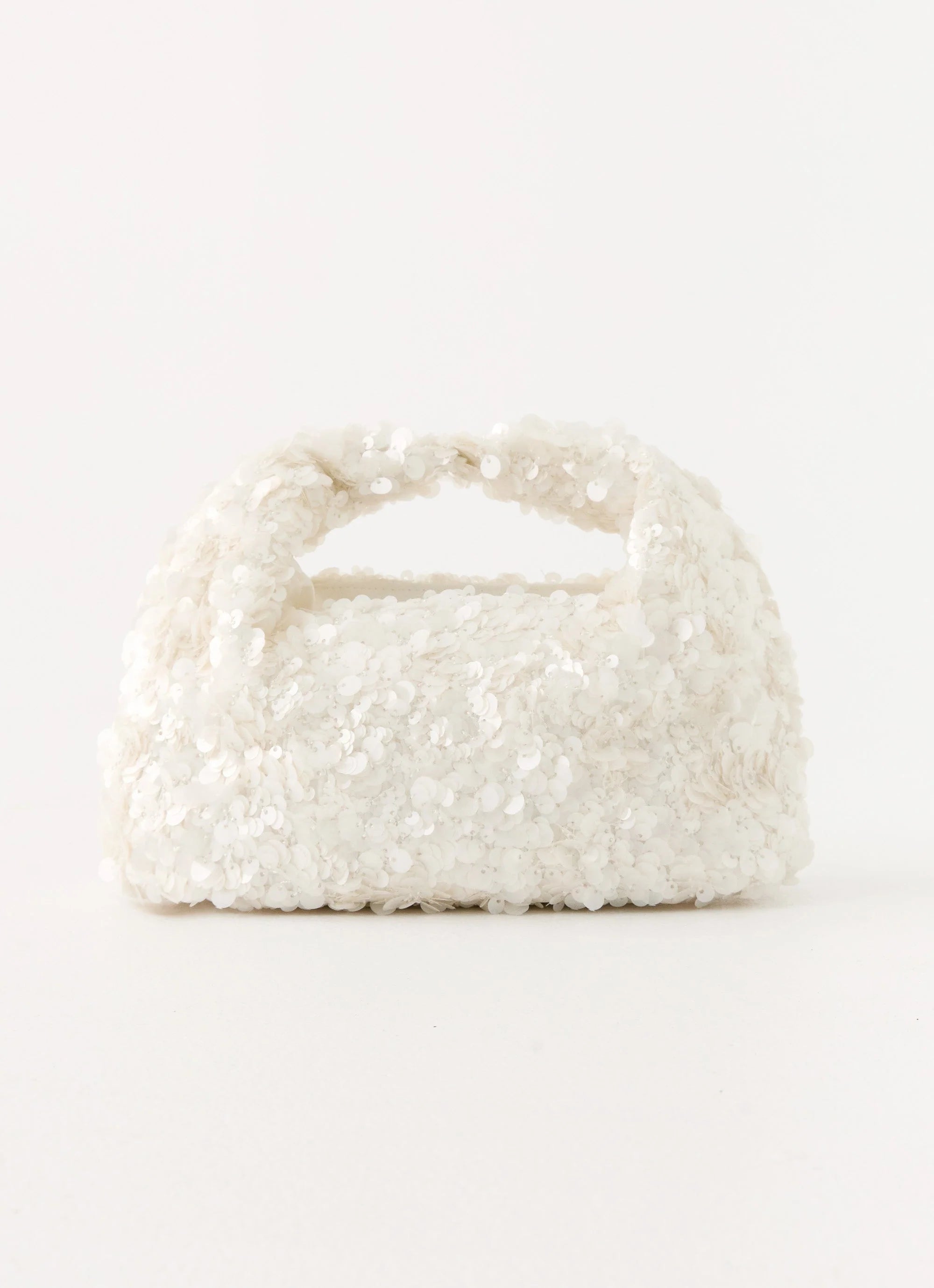 Cloud Nine Sequin Bag - Ivory