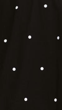 Sloane Mini Dress - Black Polka