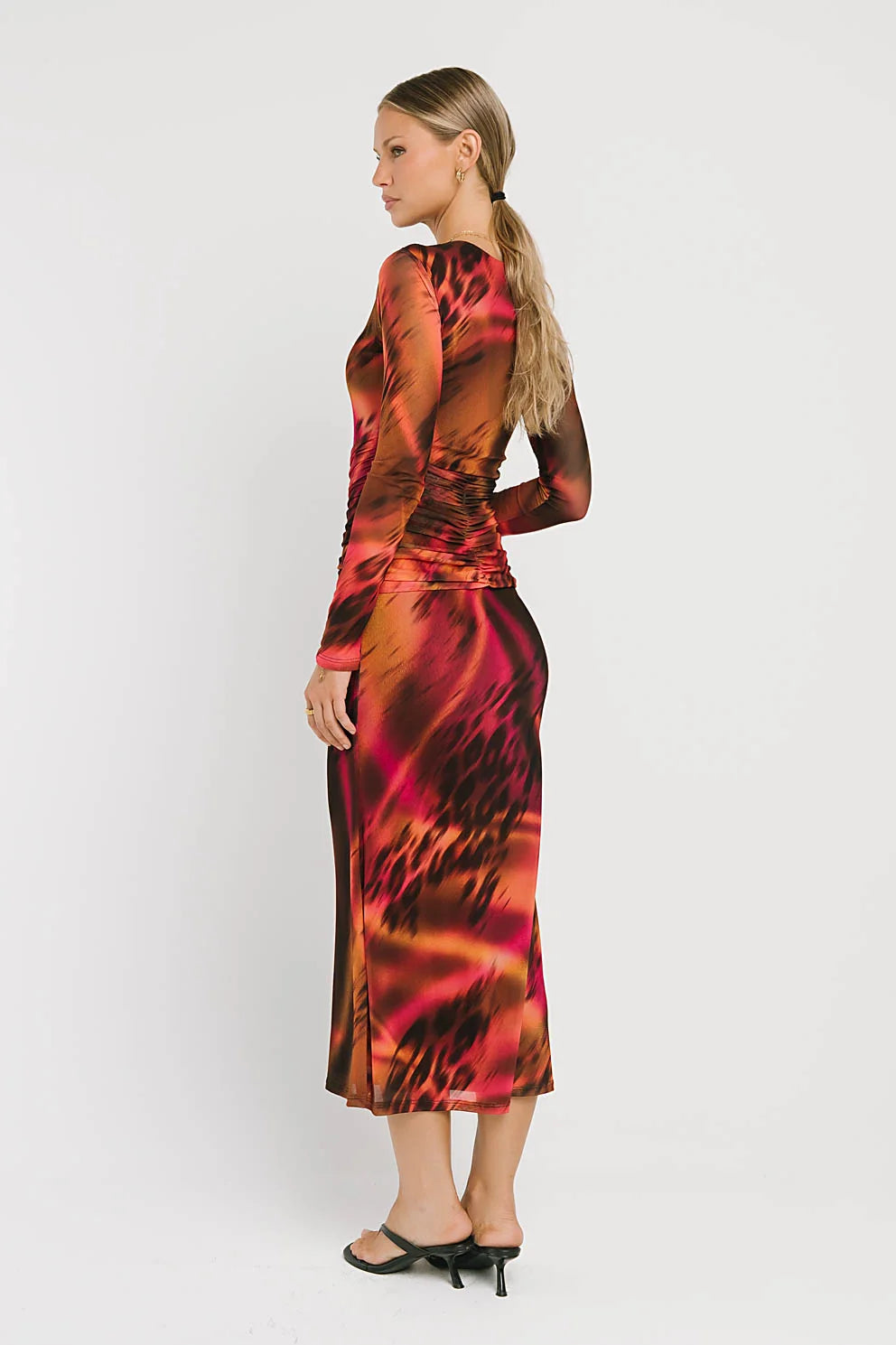 Elowyn Mesh Maxi Dress