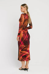 Elowyn Mesh Maxi Dress